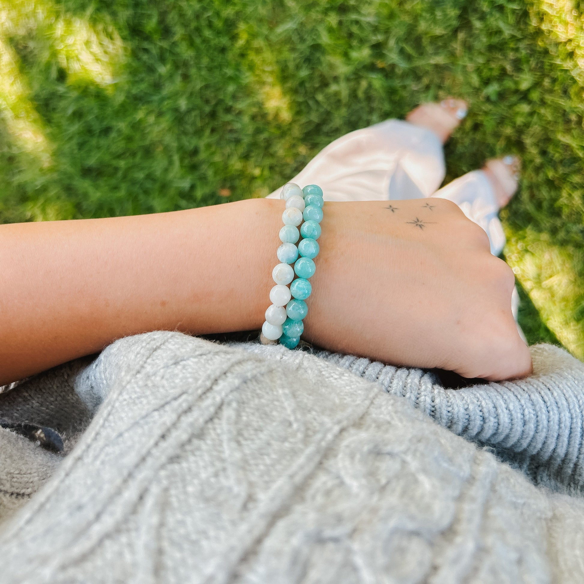 Amazonite 8mm Gemstone Bracelet