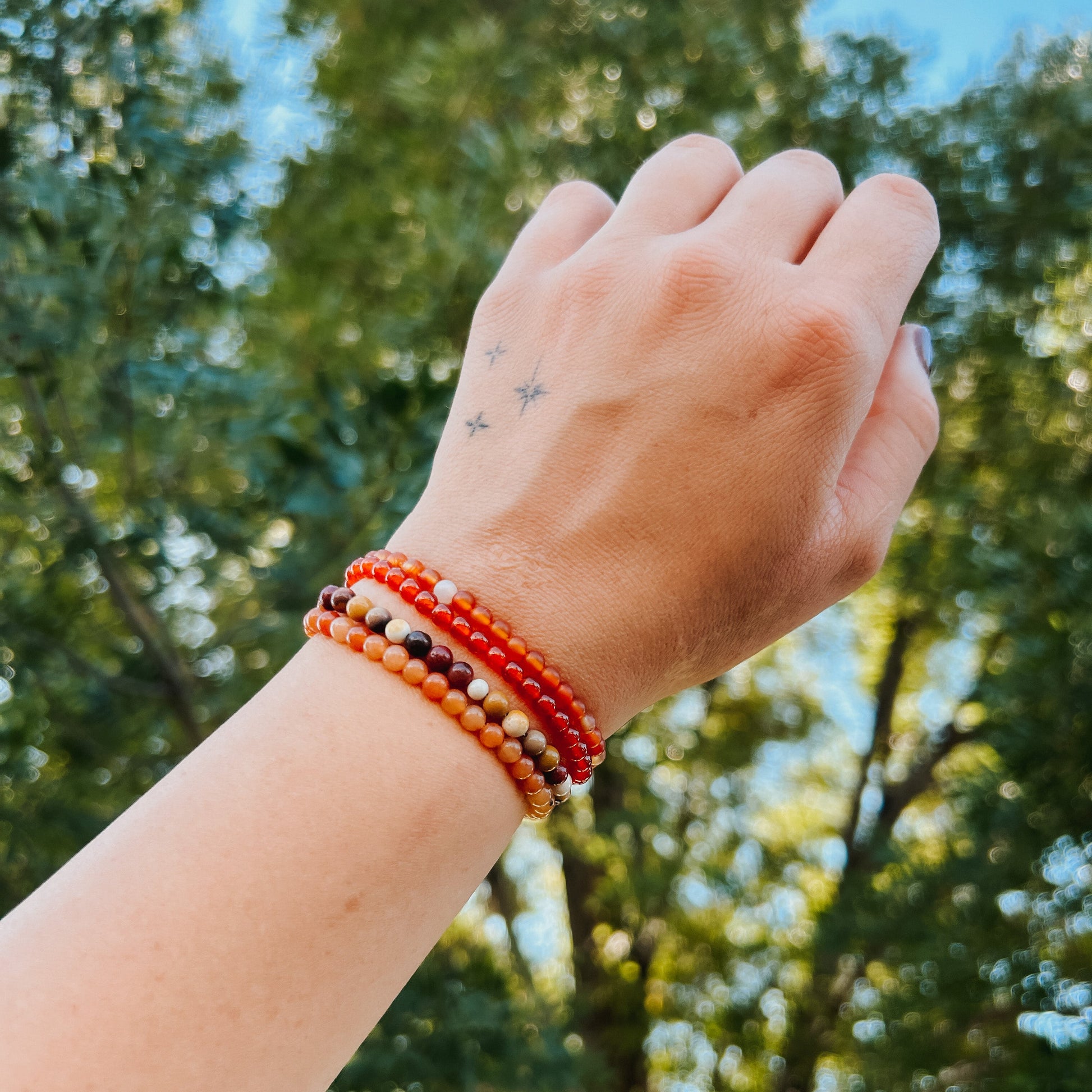Red Aventurine Gemstone Bracelet