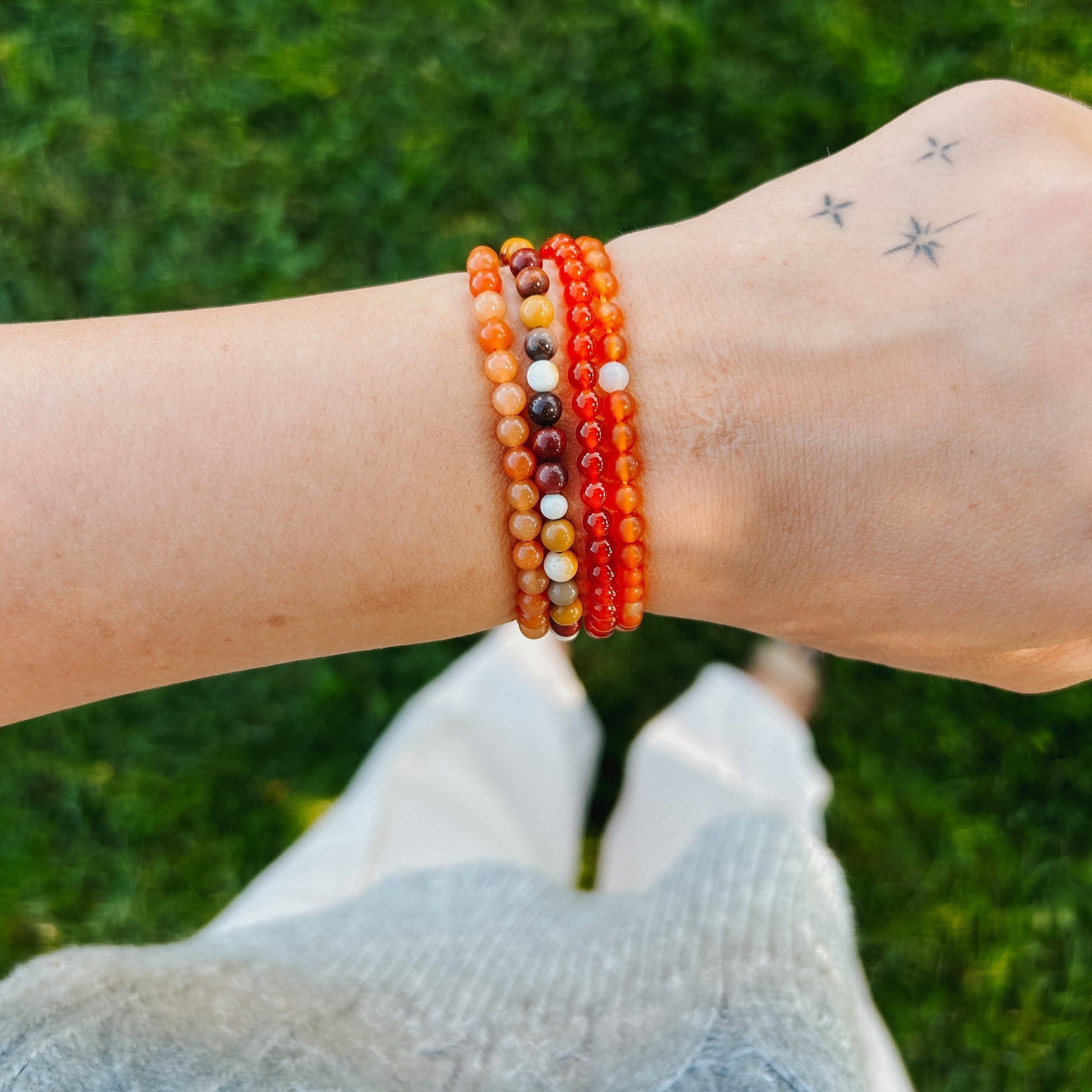 Red Aventurine Gemstone Bracelet