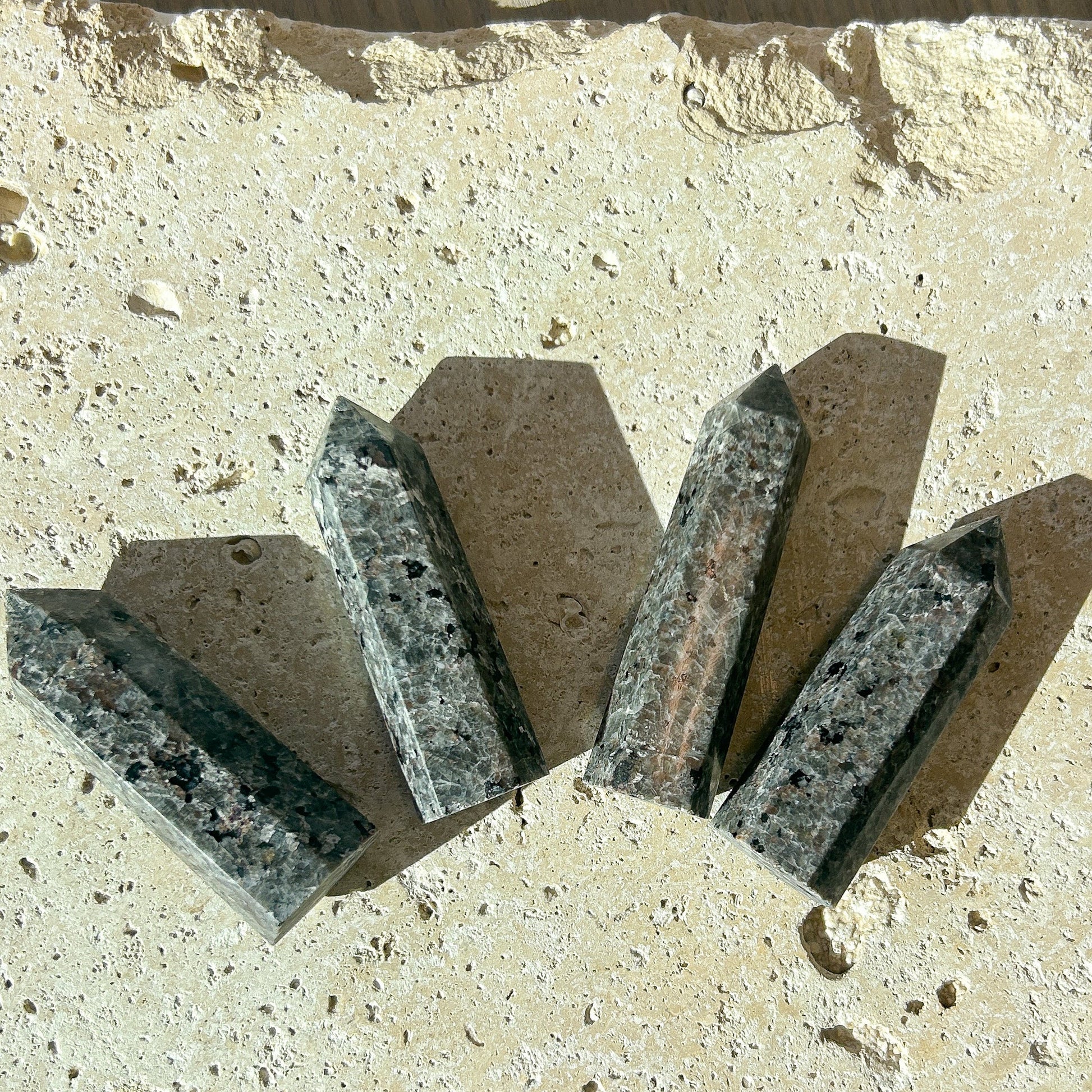 Natural Flame Stone Tower