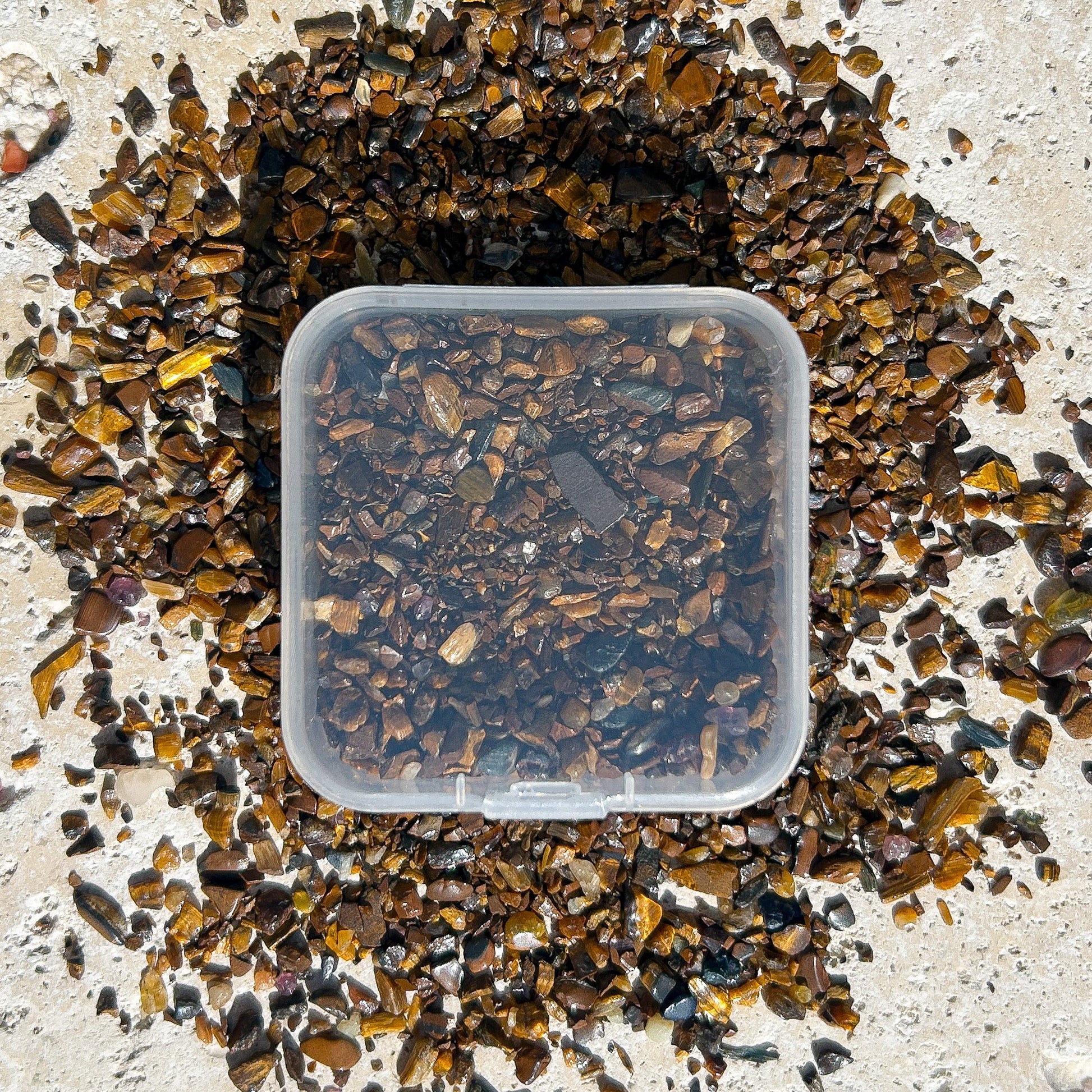Tigers Eye Gemstone Chips