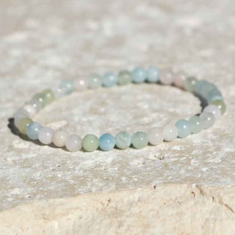 Morganite Gemstone Bracelet