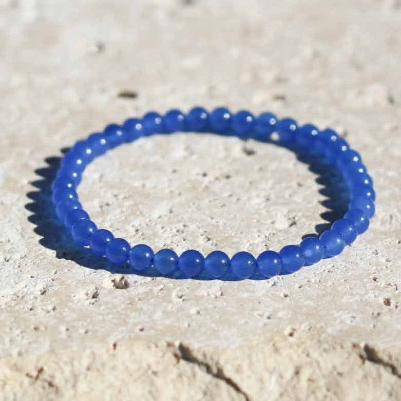 Blue Chalcedony Gemstone Bracelet