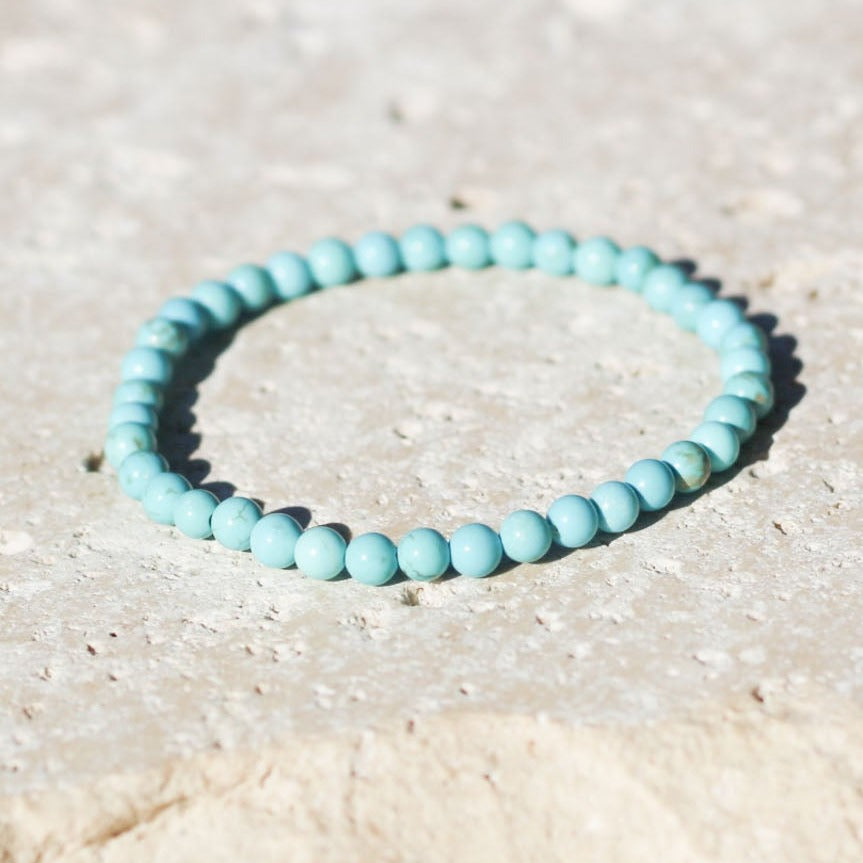 Turquoise Howlite Gemstone Bracelet