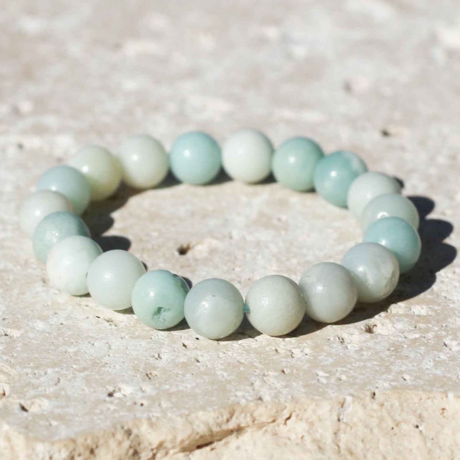 Light Amazonite 8mm Gemstone Bracelet