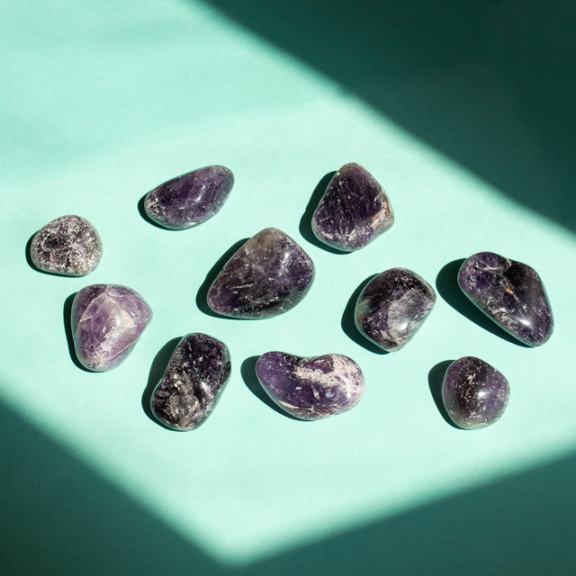 Chevron Amethyst Tumble
