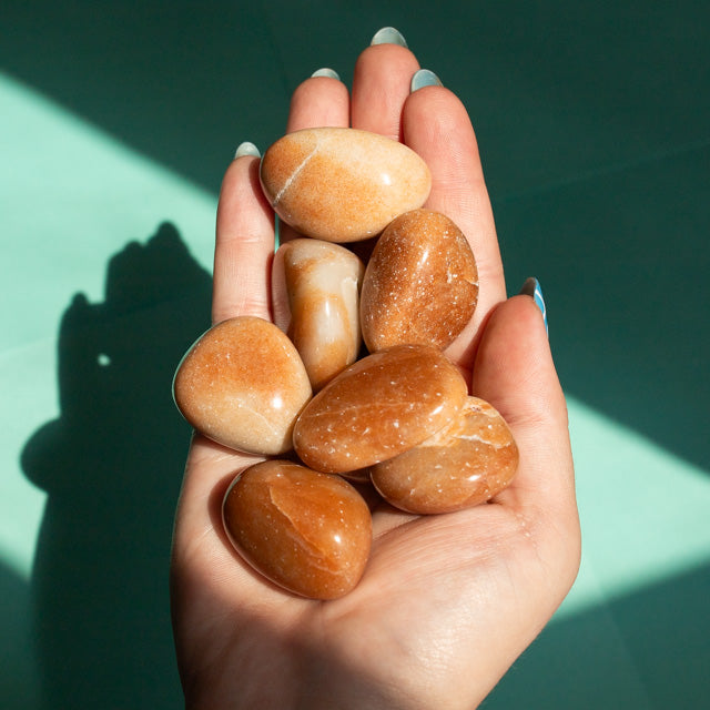 Orange Calcite Tumble