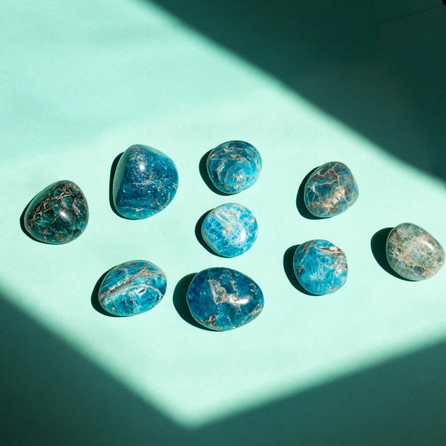 Blue Apatite Tumble