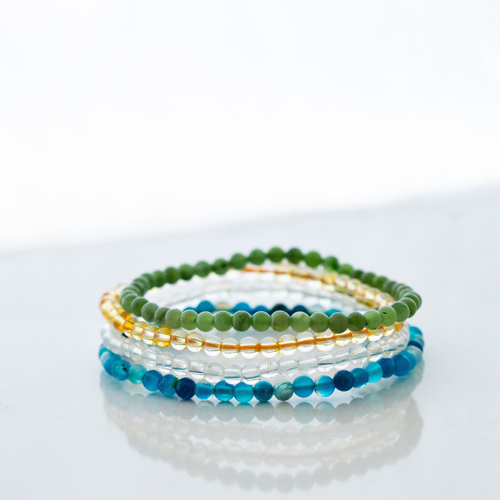 Virgo Gemstone Bracelet Stack