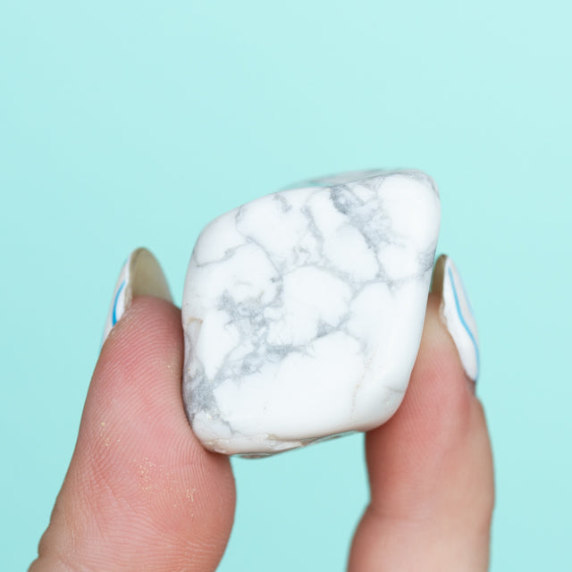 White Magnesite Tumble
