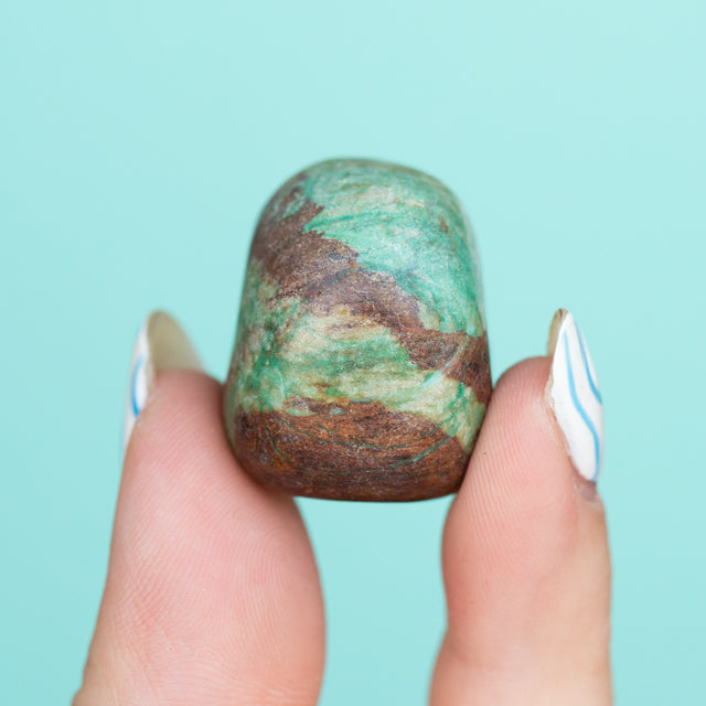 Chrysocolla with Jasper Tumble