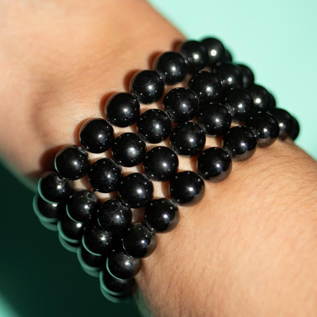 Black Tourmaline Gemstone Bracelet
