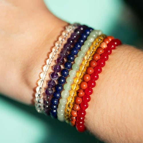 7 Chakra Gemstone Bracelet Stack