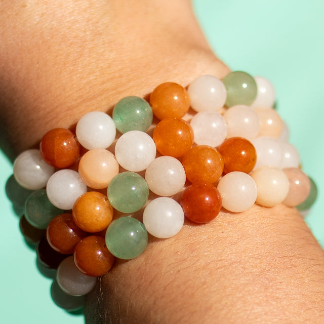 Mixed Jade Gemstone Bracelet