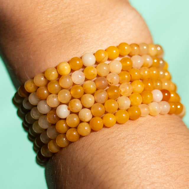 Yellow Aventurine Gemstone Bracelet
