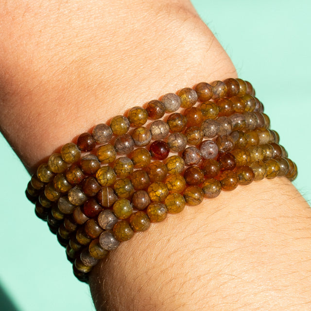 Popcorn Agate Gemstone Bracelet