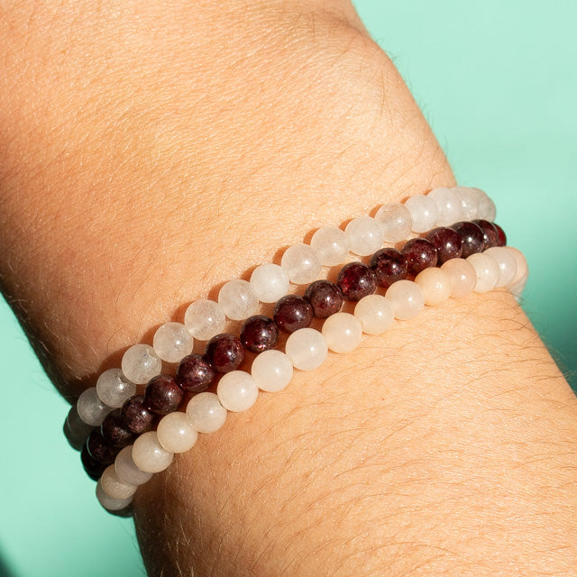 Comfort & Love Gemstone Bracelet Stack