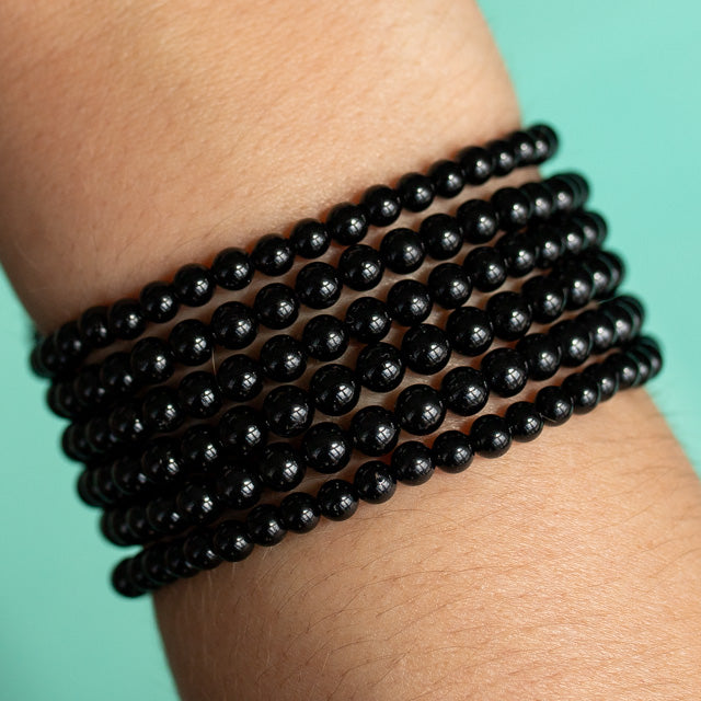 Black Tourmaline Gemstone Bracelet