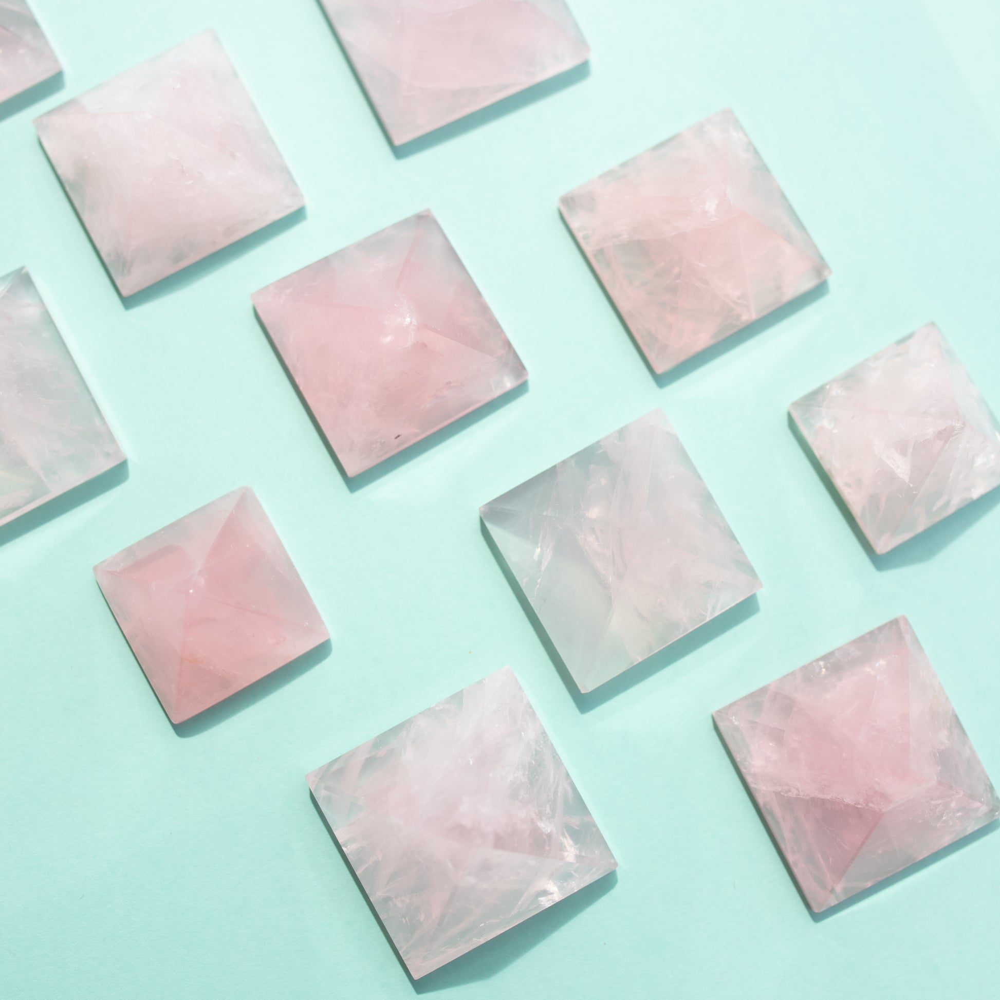 Rose Quartz Pyramid