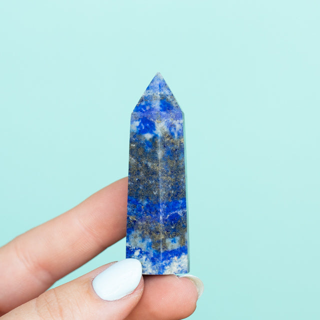 Natural Lapis Lazuli Crystal Tower