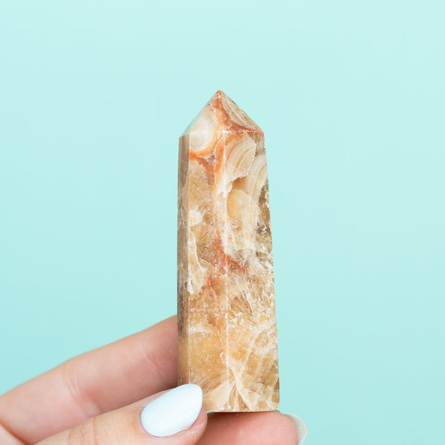 Natural Calcite Crystal Tower