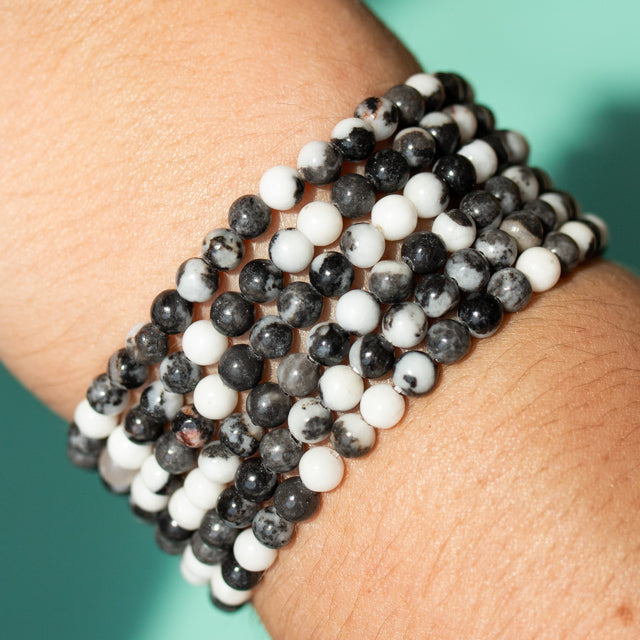 Zebra Jasper Gemstone Bracelet