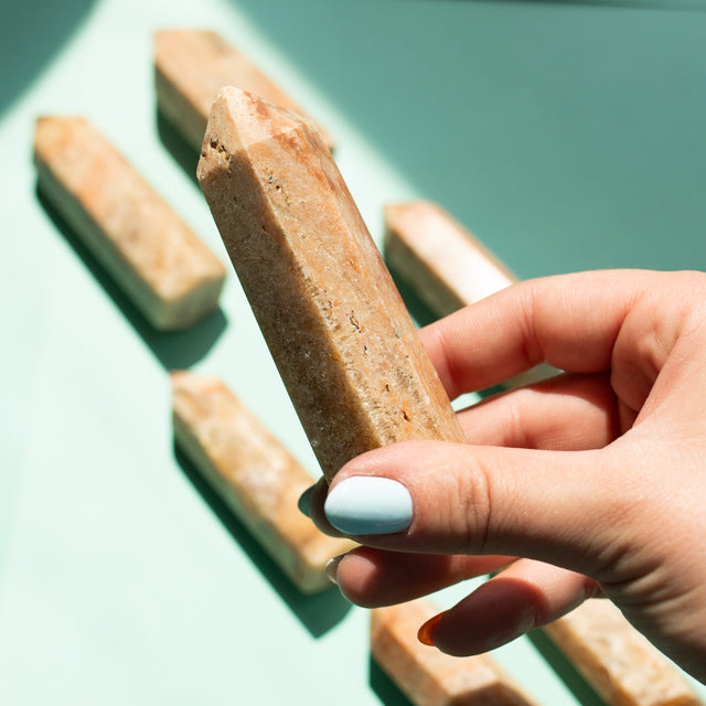 Natural Calcite Crystal Tower