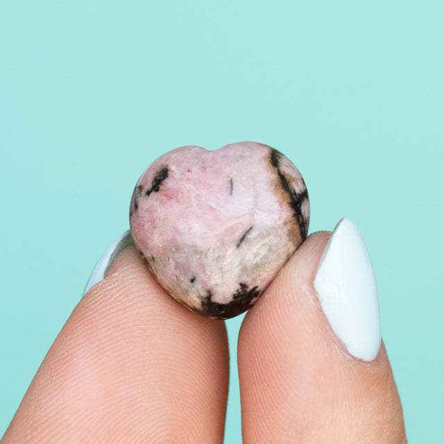 Rhodolite Puffy Hearts
