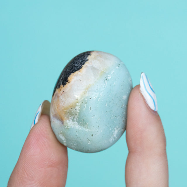 Light Blue Jade Tumble