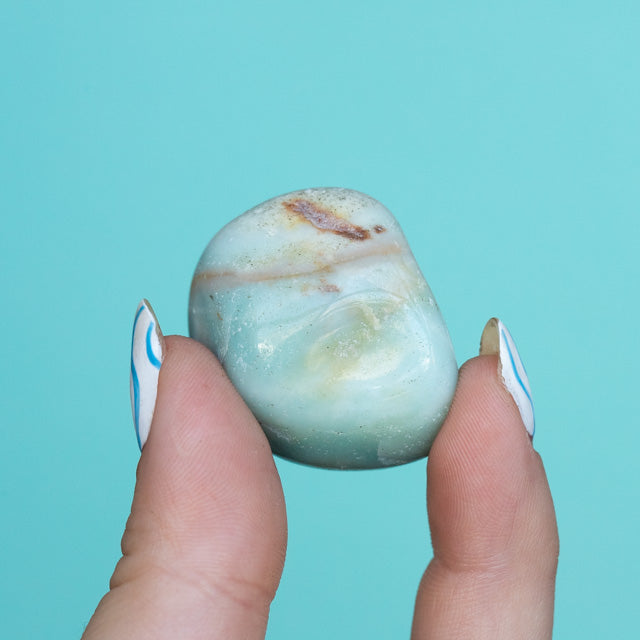 Light Blue Jade Tumble