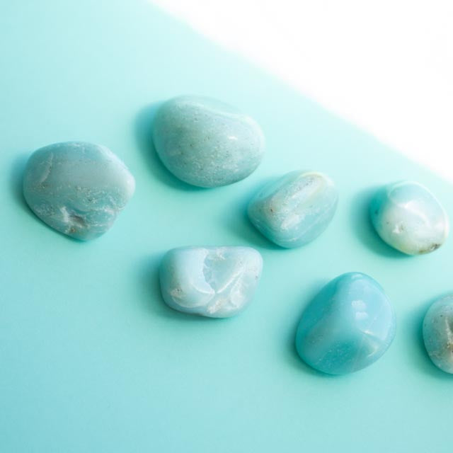 Light Blue Jade Tumble