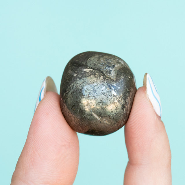 Pyrite Round Tumble