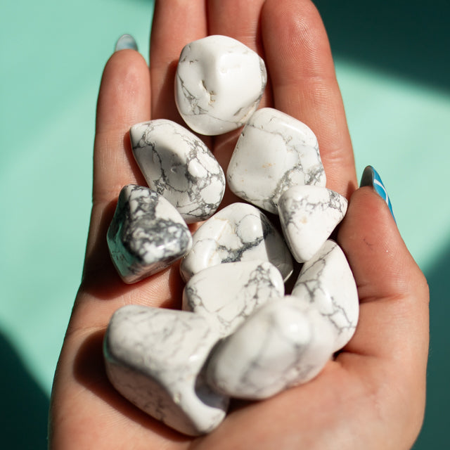 White Magnesite Tumble