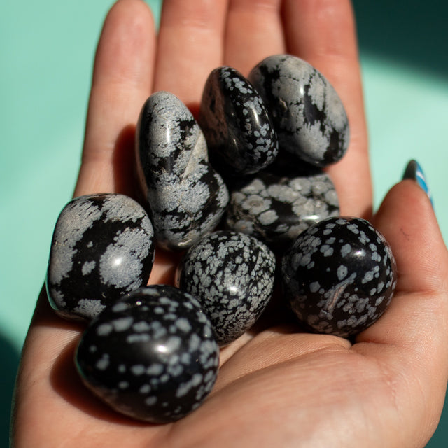 Snowflake Obsidian Tumble