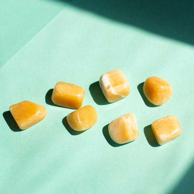 Yellow Jade Tumble