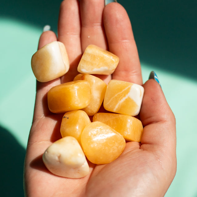 Yellow Jade Tumble