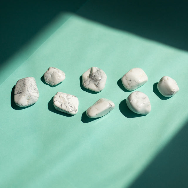 White Magnesite Tumble