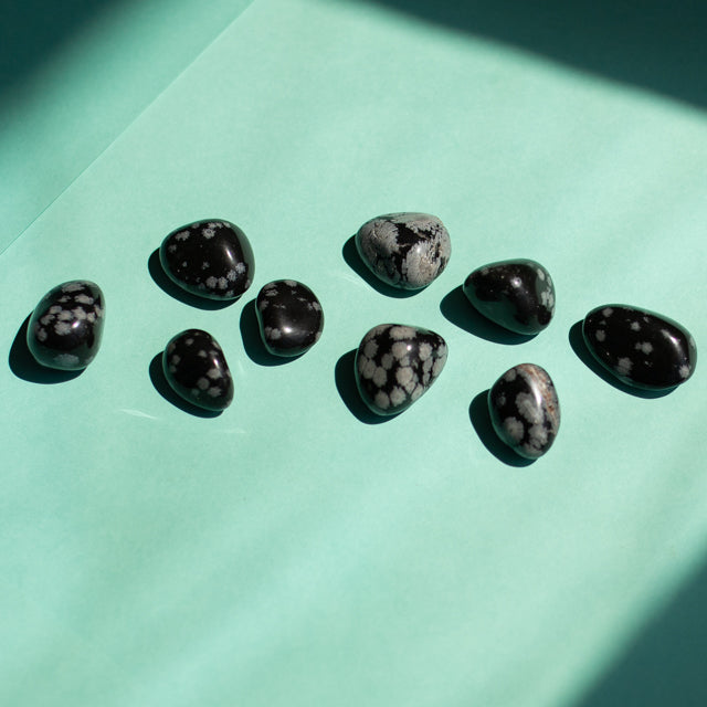 Snowflake Obsidian Tumble