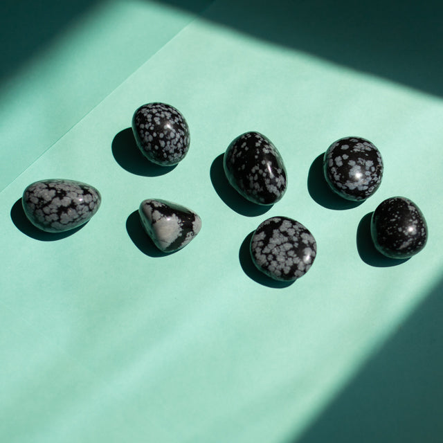 Snowflake Obsidian Tumble